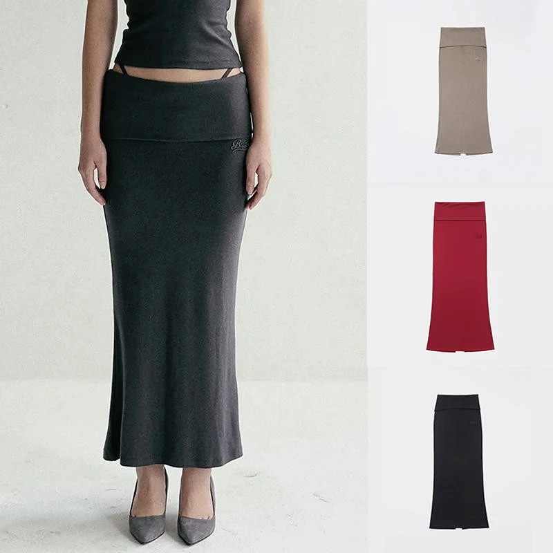 

Sexy American Sle Long f Skirt High Waist Bodycon Dr for Women Trendy Design Fi Tail Skirt mid Length A-Line Skirt