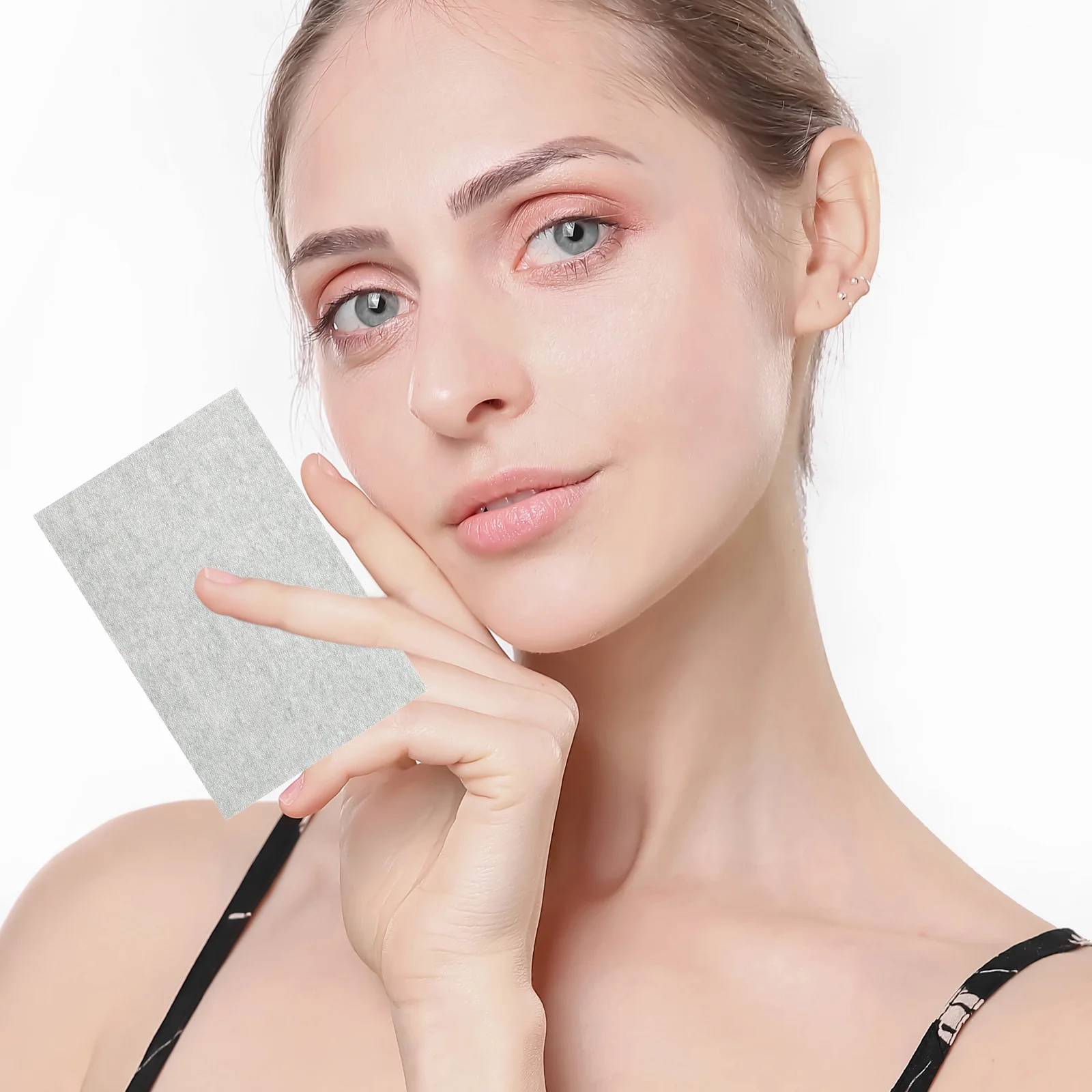 1000 قطعة من ورق نشاف الوجه من فحم الخيزران أوراق امتصاص الزيت للبشرة الدهنية مناديل عرق الوجه ماكياج اللمس حتى النشاف #4