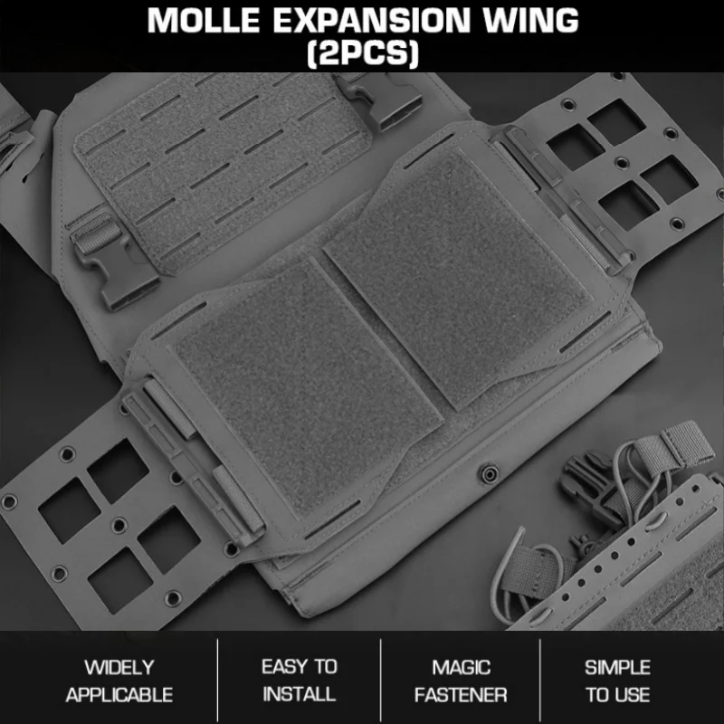 

MOLLE EDC Expansion Panels (2pcs) | Modular Organization System | Backpack Modular System