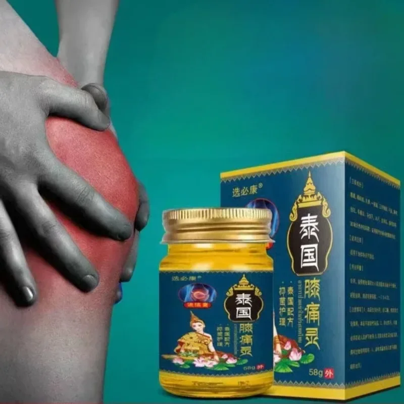 Thai Knee Pain Cream Knee Joint Injury Synovial Ointment Stimulate Blood Muscles and Joints Circulation To Relax Belleza Y Salud