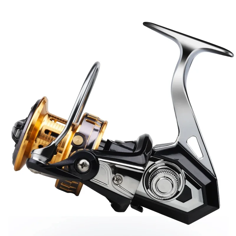 HSD Spinning Reel 240 Hours Salt Spray Testing All Metal Spinning Reel 15kg Strong Drag Fishing Spinning Reel