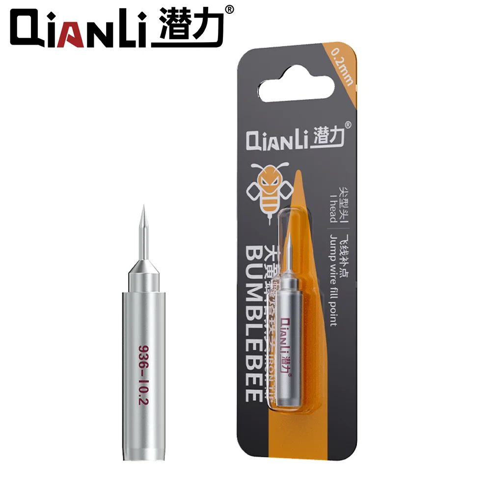 QianLi BumbleBee Iron Tip 0.2 0.3 0.4 mm Tip I J K Tip 936 Bumblebee Jump Wire Soldering Station Glue Mobile Phone Welding Tools