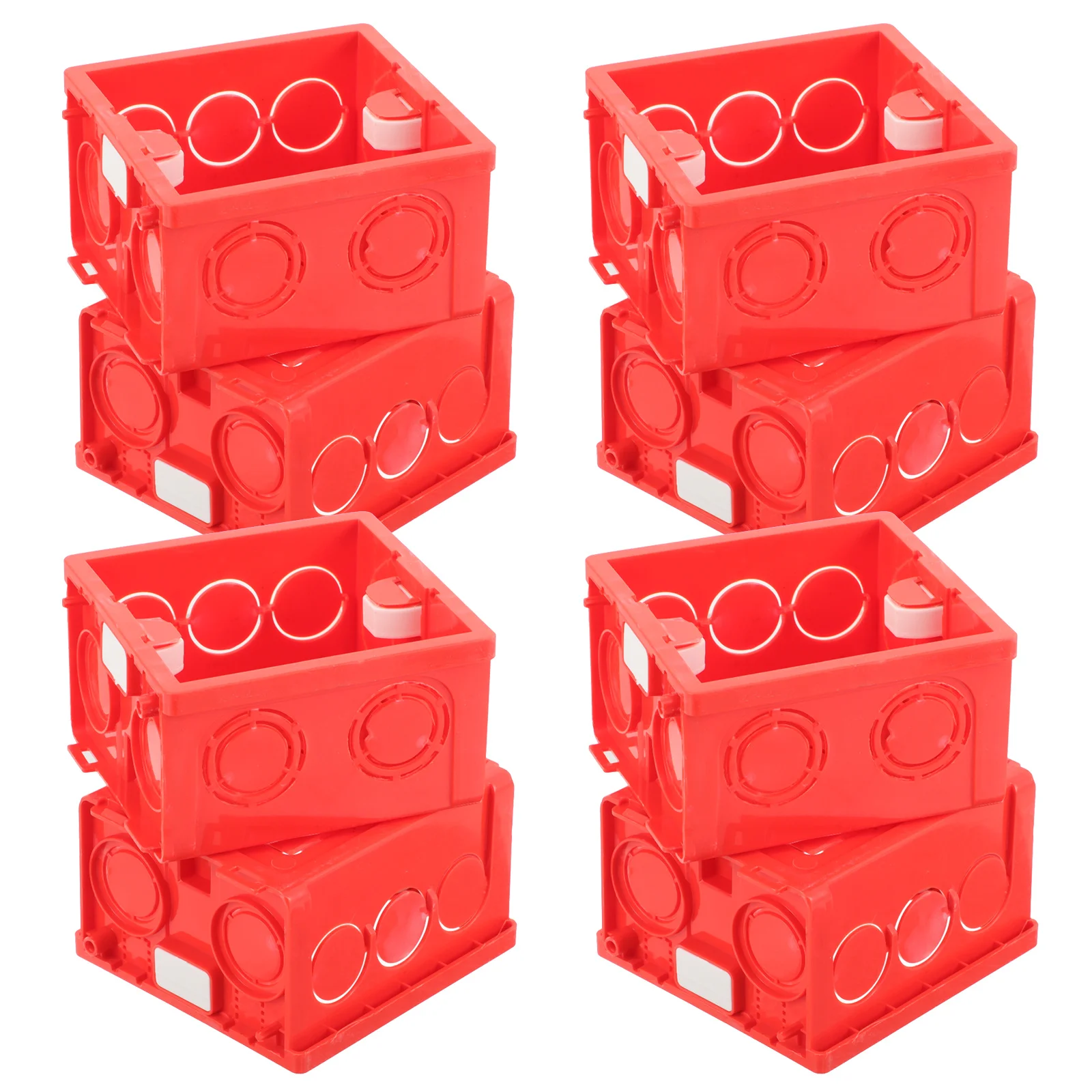 10 قطعة 86 نوع المقبس صناديق التثبيت المخفية مزدوجة الصلب الجوز قابل للتعديل 2.5 سنتيمتر تباعد لهب دائم سطح جبل