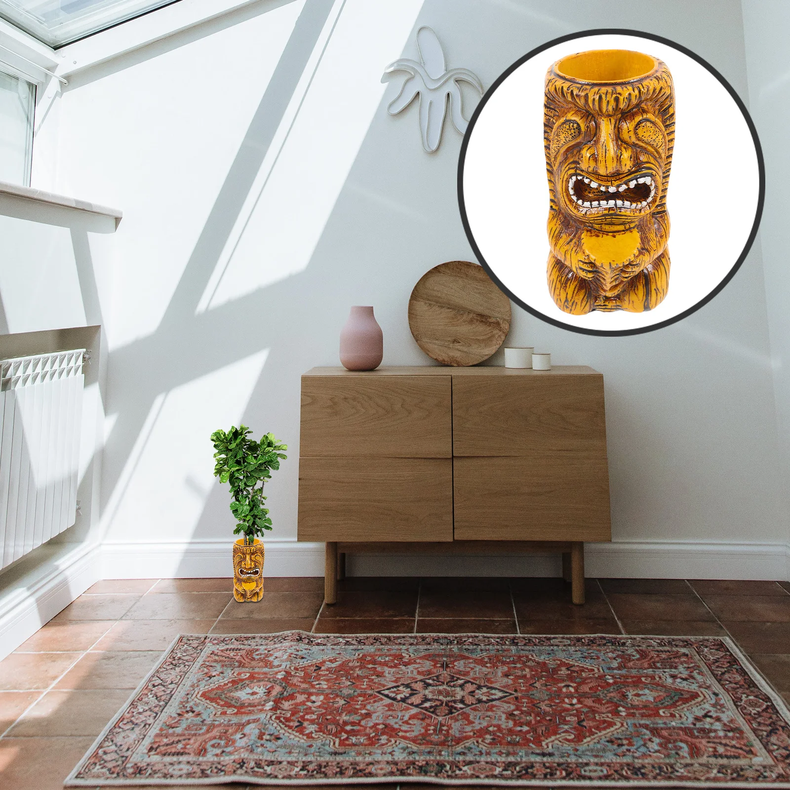 

Statue Resin Aquarium Decor Abstract Art Sculpture Fish Tank Ornament Home Office Shelf Fish Tank Island Statue