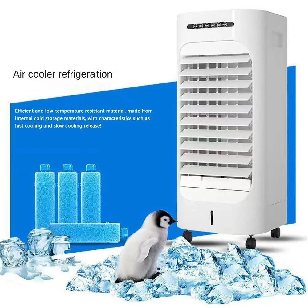 1/2/3PCS New PE Ice Box Reusable Refrigeration Air Conditioning Fan Ice Crystal Box Keep Fresh Ice Crystal Box