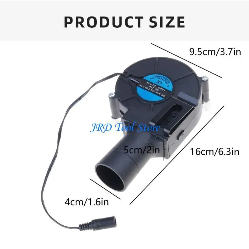 A2UD BBQ Air Blower Fan 9733 24 V Velocità variabile Centrifugo Ven Buorless 5000Rpm