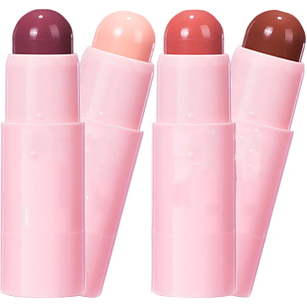 4Pcs 매트 립스틱 세트 모이스춰 라이징 롱 웨어 립 밤 여성을위한 가볍고 부드러운 질감의 립스틱 데일리 메이크업