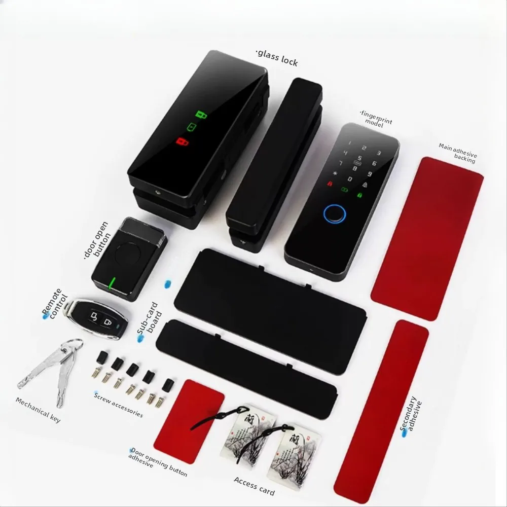 KOB Wireless Access Control Lock Electronic Control Lock Set Card Swipe Fingerprint Wireless Access Control Plug in Lock