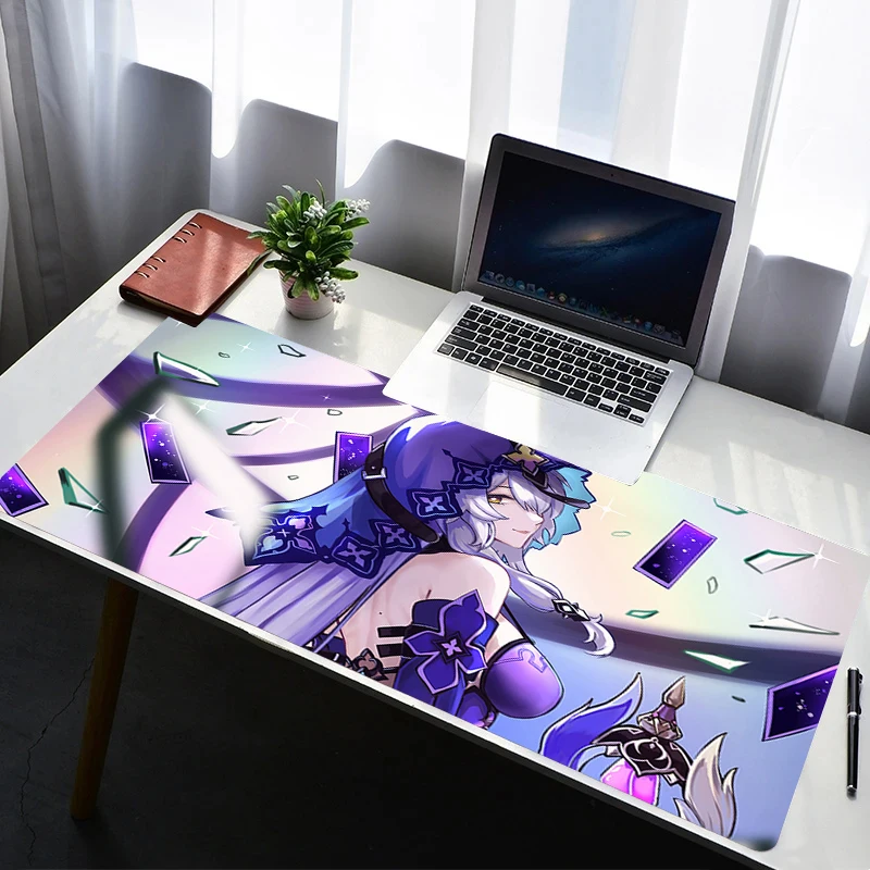 

Mouse Pad Computer Gaming Accessories Mousepad Rubber Extended Desk Mat H-honkai Star Rail Black Swan Laptop Gamer Keyboard Pad