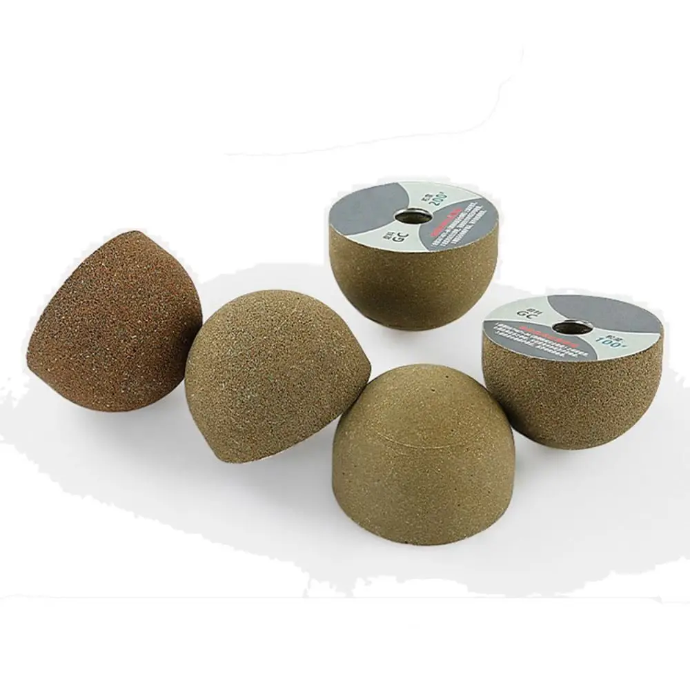 Diamentowe lutowane tarcza polerska 50 ~ 200grys głowica szlifująca praktyczne kamienie do grawerowania głowica do polerowania głowica szlifująca narzędzia ścierne