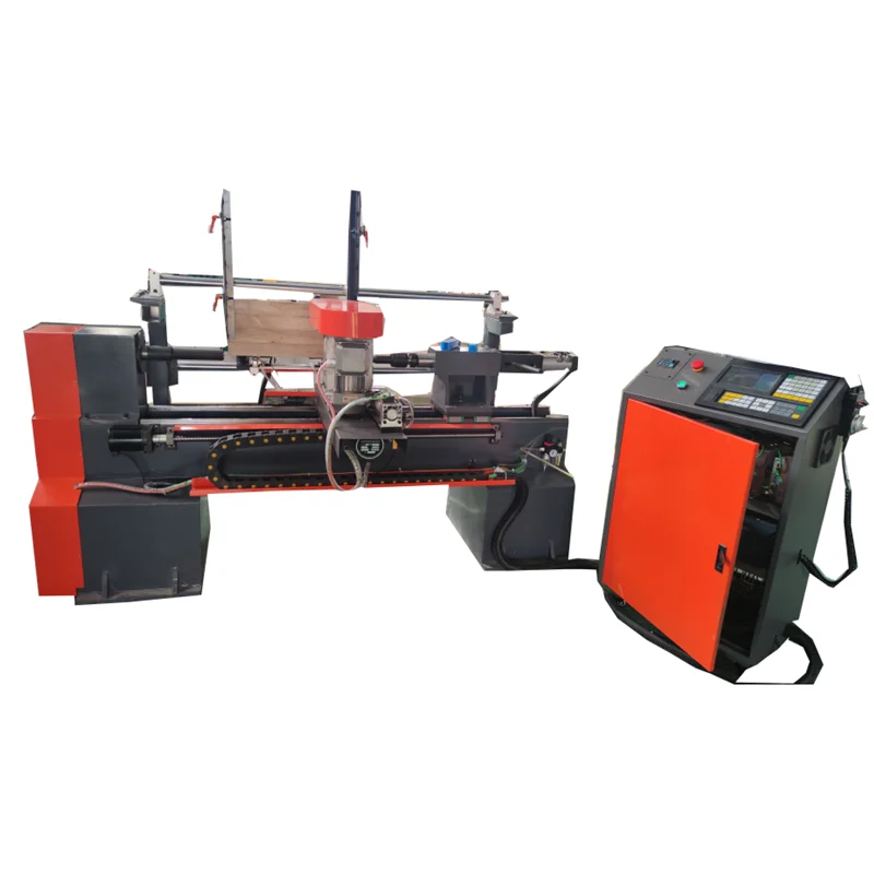 MT1020A Mustang Lathe Machine Wood Mini CNC Wood Lathe Wooden Lathe Machine with Milling Cutter