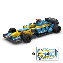 New Testarossa MOC-82098 F1 R25 Monza Formula One Racing Model Building Blocks Toys Children Boys Birthday Gift