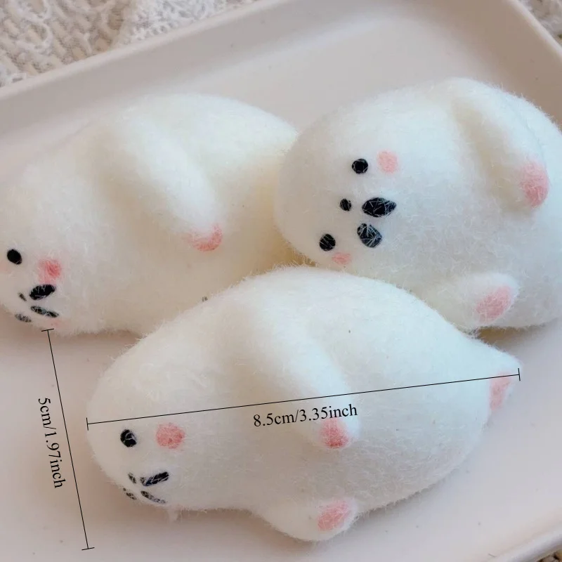 Adorable jouet à presser avec sceau, parfait comme cadeau pour les fêtes et les vacances pour adultes et enfants.