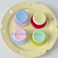 Cute Coloful Silicone Round Magnetic Holder Grip Tok Griptok Phone Stand Holder Support For iPhone 15 For Pad Magsafe Smart Tok