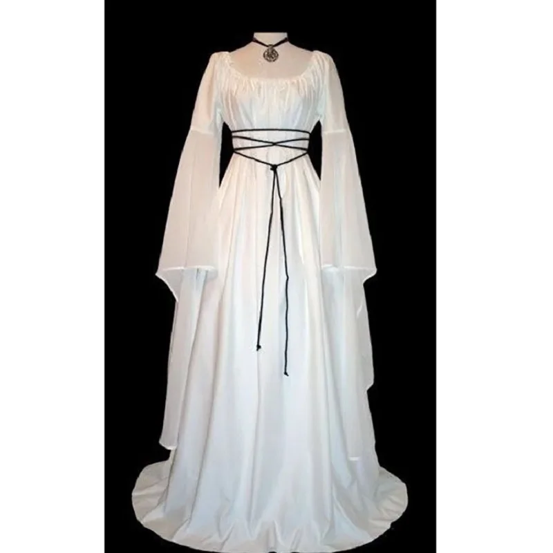 Robe de Sorcière Médiévale pour Femme, Costume de Vampire, Halloween, Carnaval, ix, Cosplay, Performance, 2024