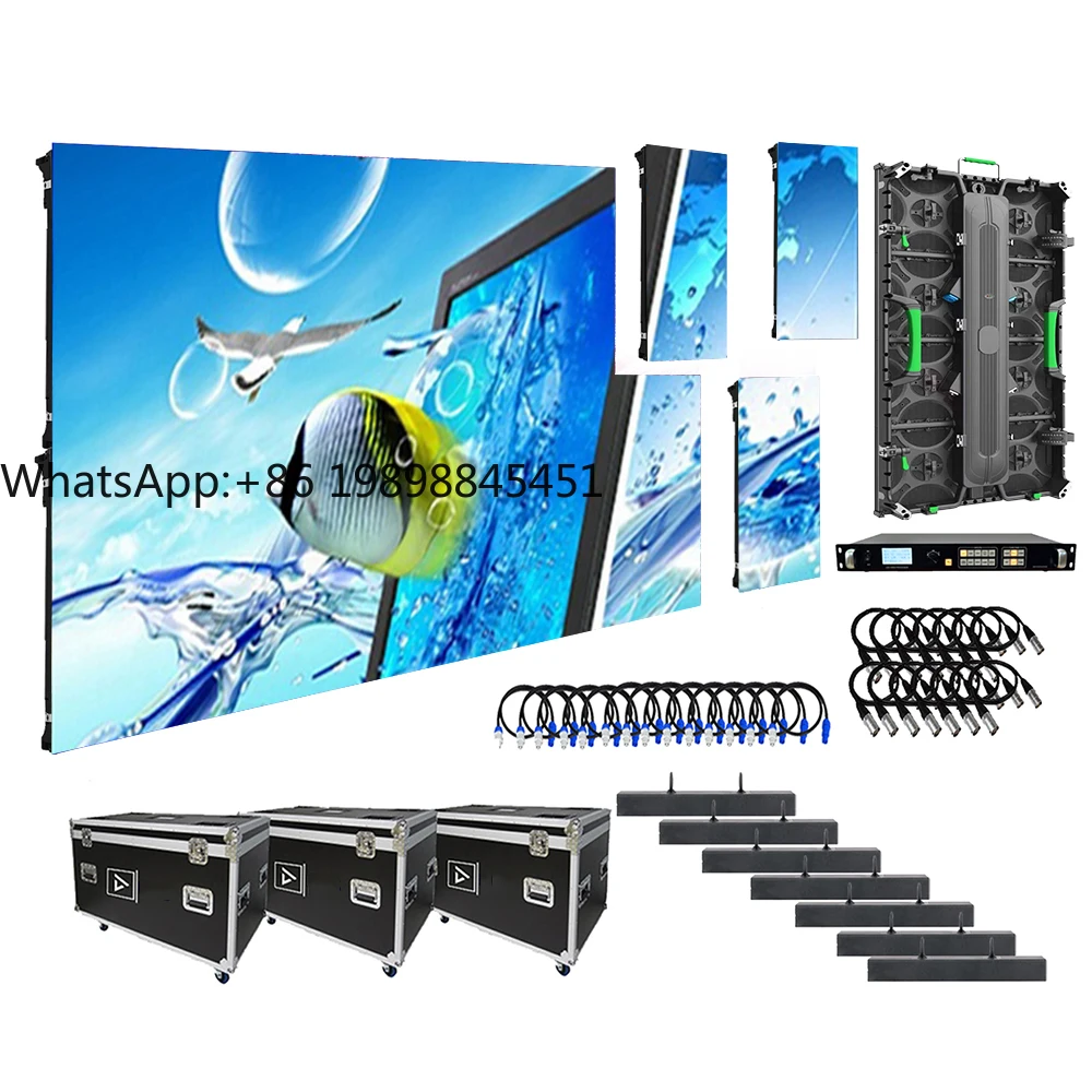 

Indoor P3.91 P2.6 P1.9 P2.9 50x50 3m X 4m Nightclub Background Dj Stage Led Screen Outdoor P3 P2 Led Display Screen for Church