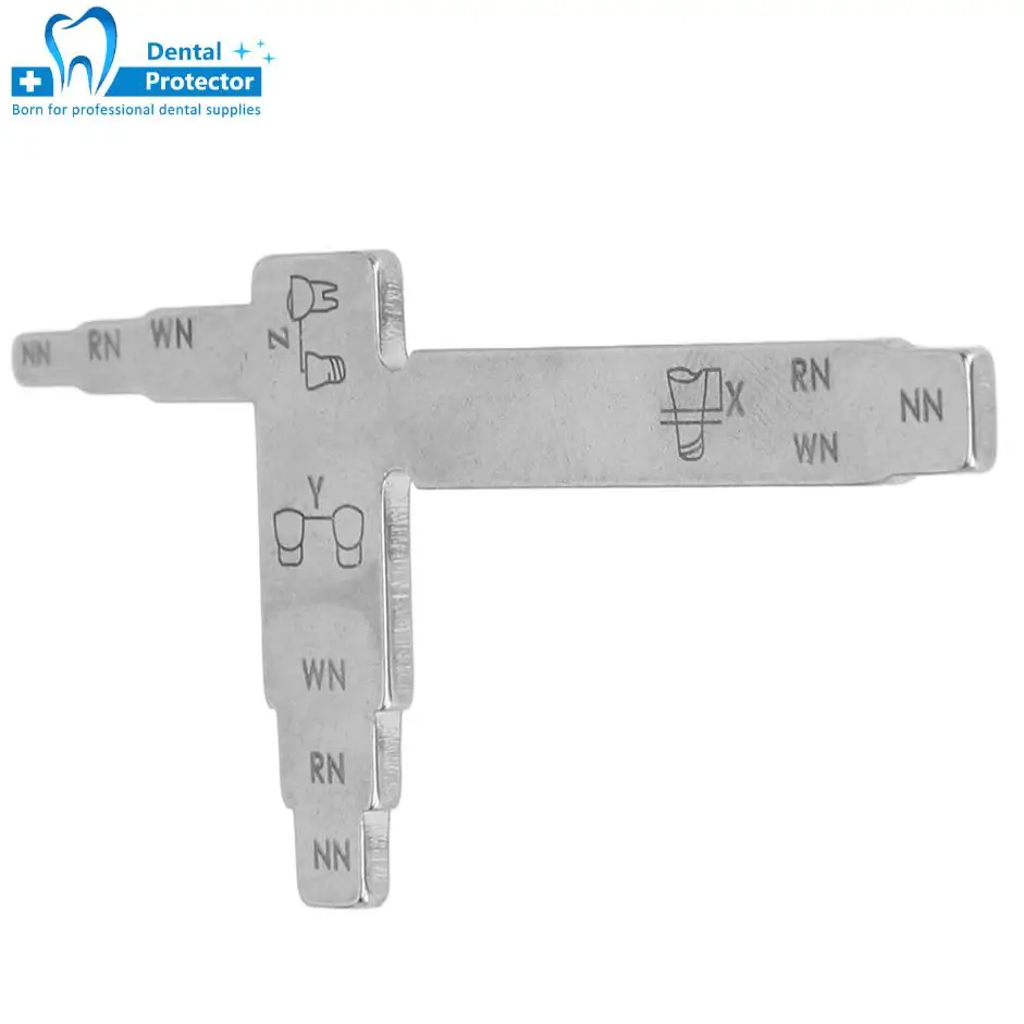 T-Shape Dental Implant Measuring Gauge | Interdental Distance & Positioning Tool | Stainless Steel Surgical Caliper for Dentists
