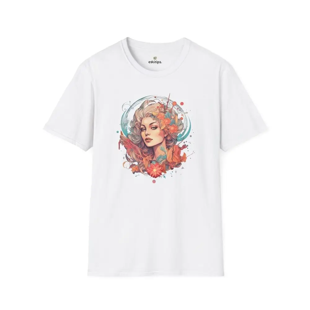 Enchanted Blossom Goddess Graphic T-Shirt Anime Graphic T-shirts For Men Clothing Women Tees High Quality 100%Cotton Short Sleev