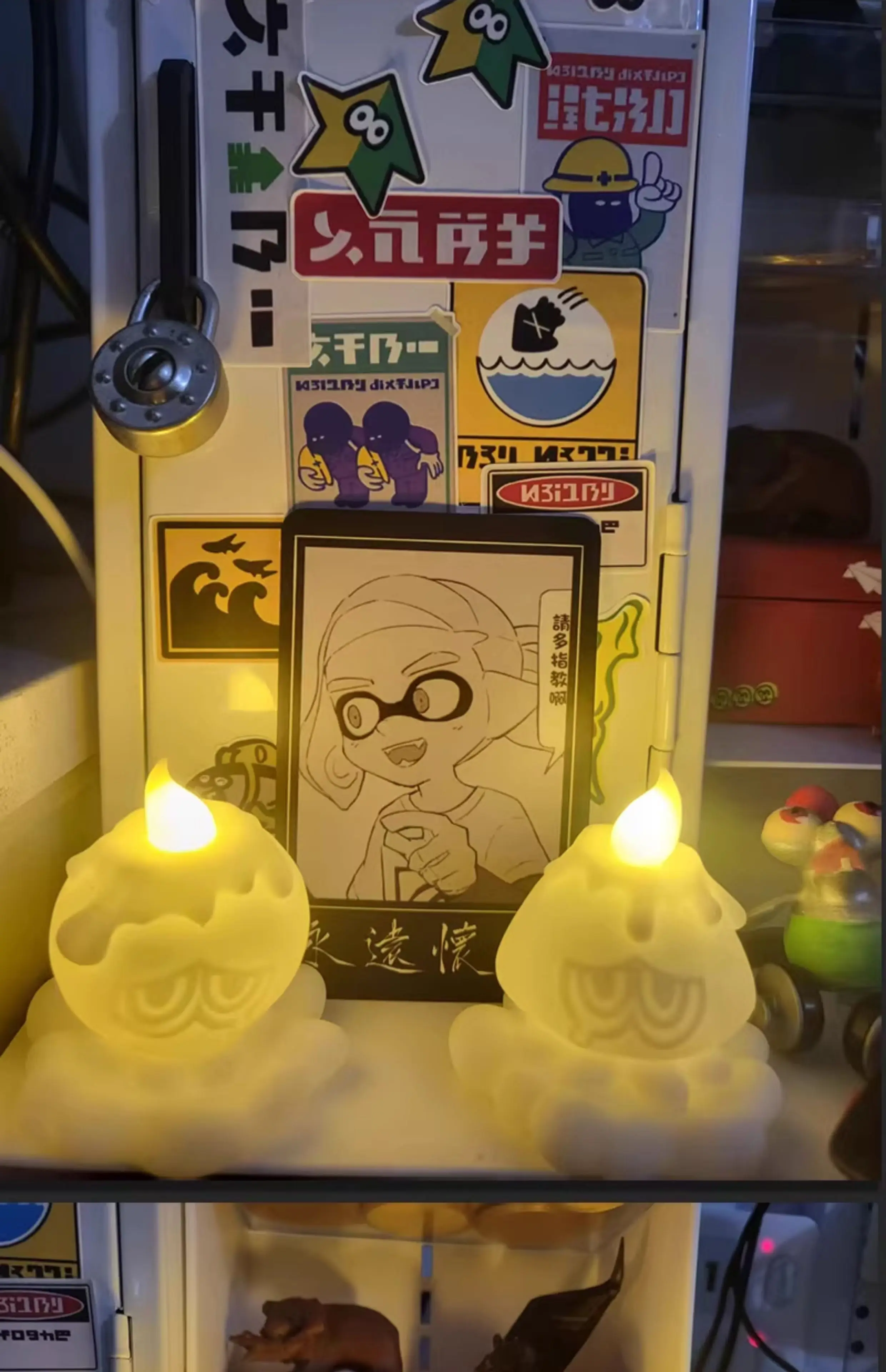 Edizione limitata, Sprague Escape, Jet Warrior, Piange di polpo calamari a lume di candela, miglior ornamento creativo