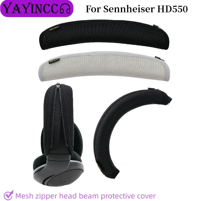 

Advanced feeling Headphone Head Beam Cover For Sennheiser HD550 Headpad Zipper Cushion Protective Cushion Head beam cover