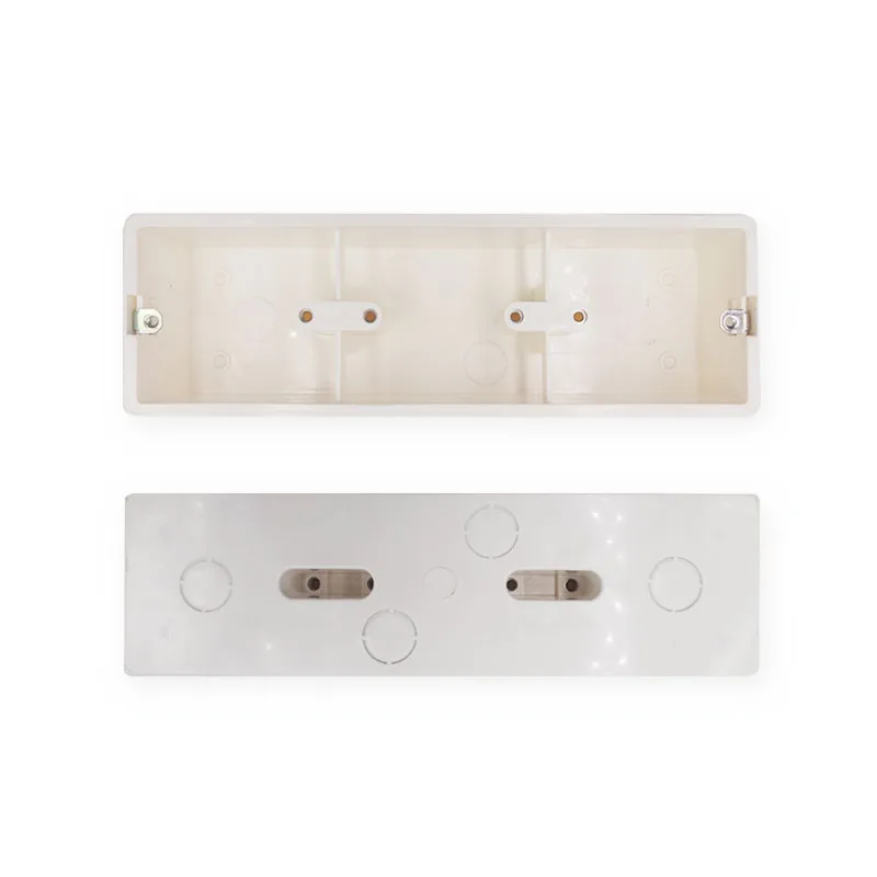 High Quality Triple Secret Stash Wall Mount Switch Junction Box 255*82*50mm for 86 Type Wall Switches and Sockets