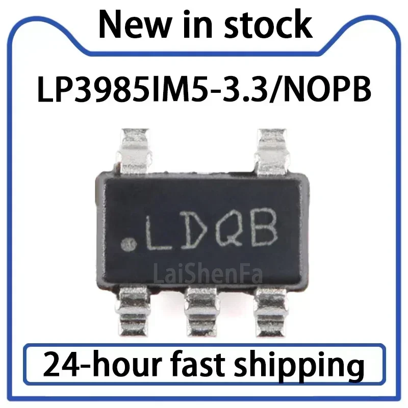 5PCS LP3985IM5-3.3/NOPB SOT-23-5 with Bypass Enable Function Low Voltage Drop Regulator in Stock
