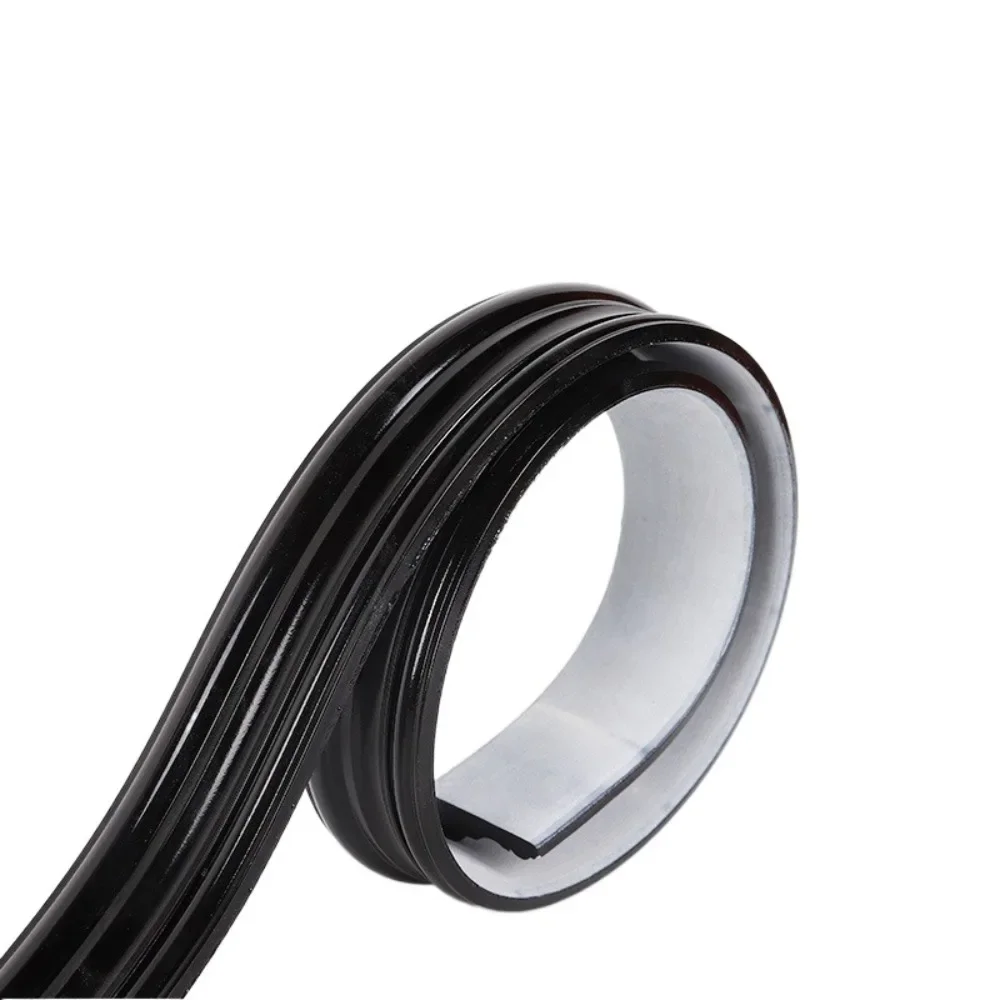 yesDurable Self Adhesive Baseboard Trim Peel and Stick Paintable Molding Trim Strip Caulk-Compatible 2m Skirting Line Chair Rail
