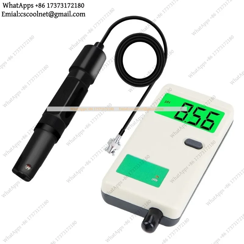 JS02 Digital pH Meter 0-14 Professional Water Quality Tester Pen with Electrode for Drinking Water Aquariums Pools Hydroponics