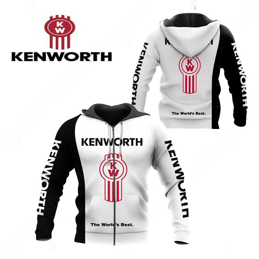 Kenworth Sweatshirt Unisex Clothing Anime Oversize Zip Hoodie Casual Hoodies For Men Women 3D Printing Pullover Harajuku Hoodies