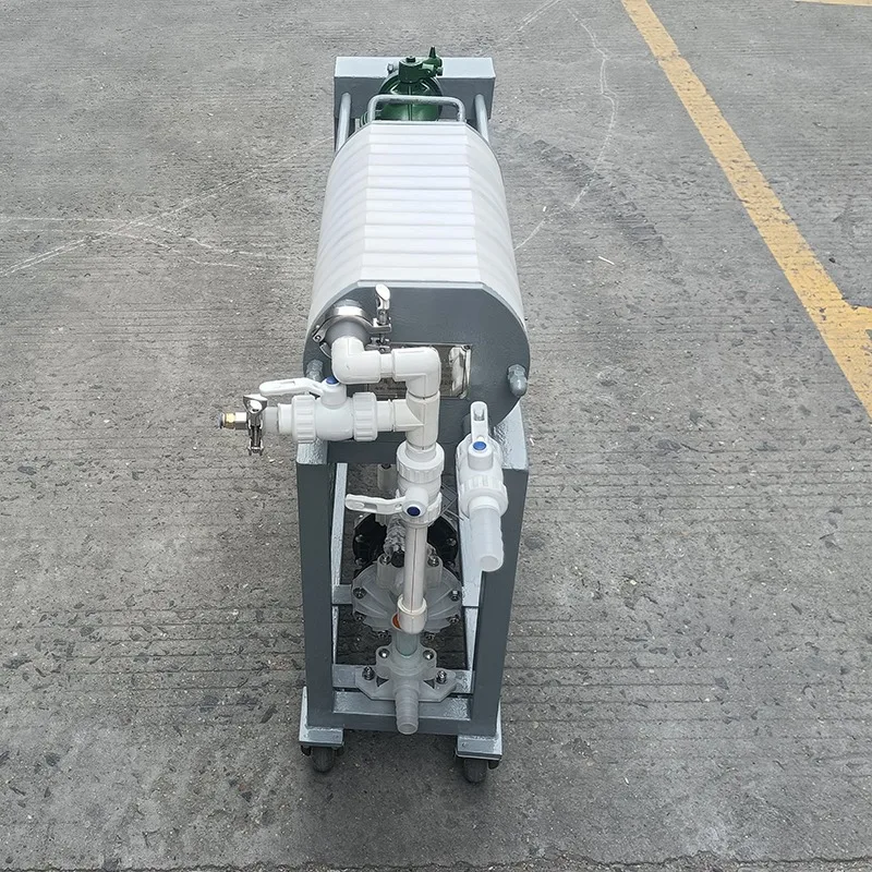 PP Plate and Frame Filter Laboratory Small Filter Press Polypropylene Acid and Alkali Resistant Microporous Filter
