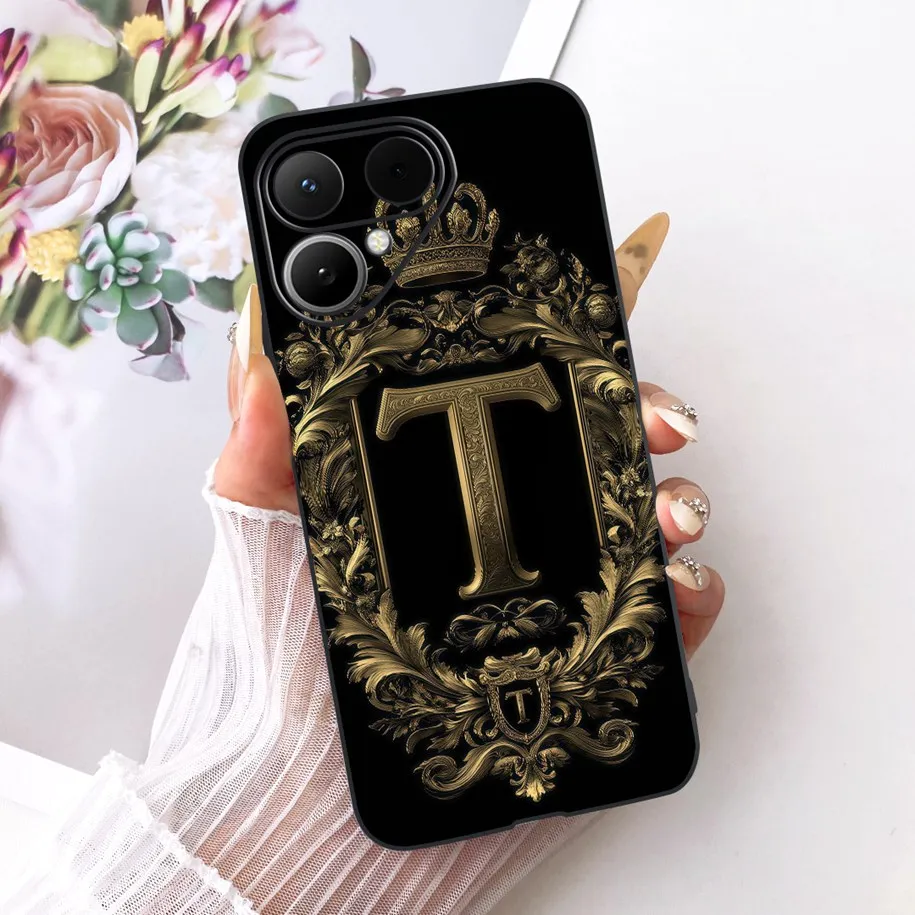 Funda de silicona suave con iniciales de lujo para Tecno Pova Curve 2 5G, protector para Tecno Pova Curve 2 2026 5