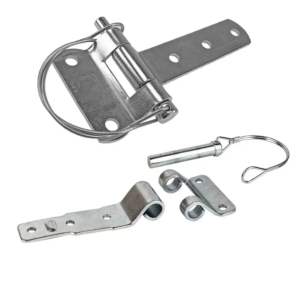 D-Type Removable Steel Hinges For Trailers Door Hinges With Removable Pin For Trucks Caravans And Horse Trailers Hardware