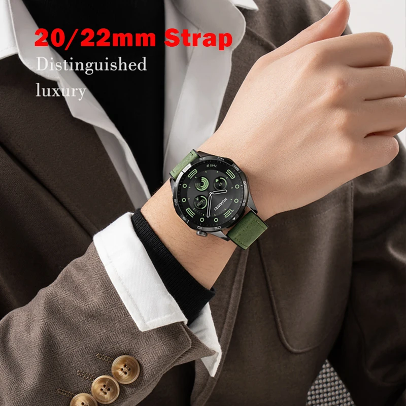 22/20mm Magnetic Silicone Leather Strap for Samsung Galaxy Watch 4/5/5 6 Pro Active 2 Magnetic Strap for Amazfit GTR/GTS Correa