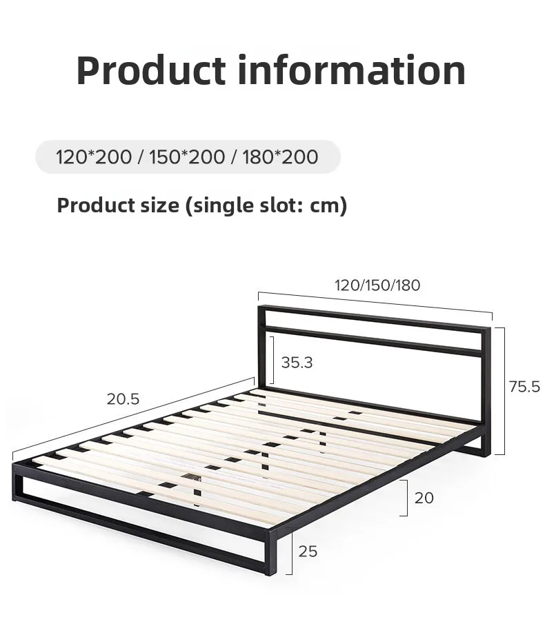 錬鉄製ベッド ステンレス製 シングル/ダブル 家庭用寝室用