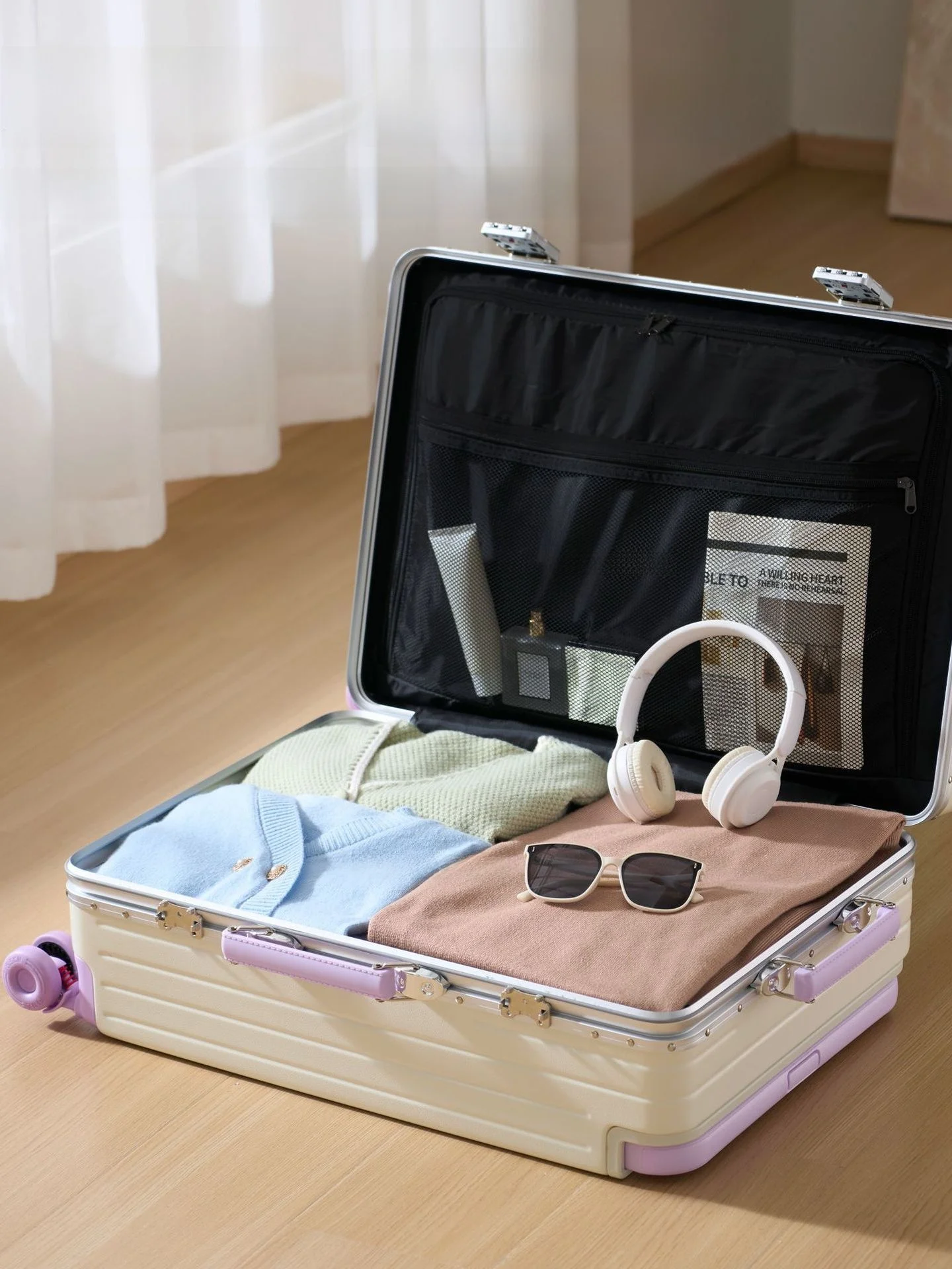 Nieuwe grote capaciteit alumin - Aluminum Frame Carry On Luggage recensie en prijs