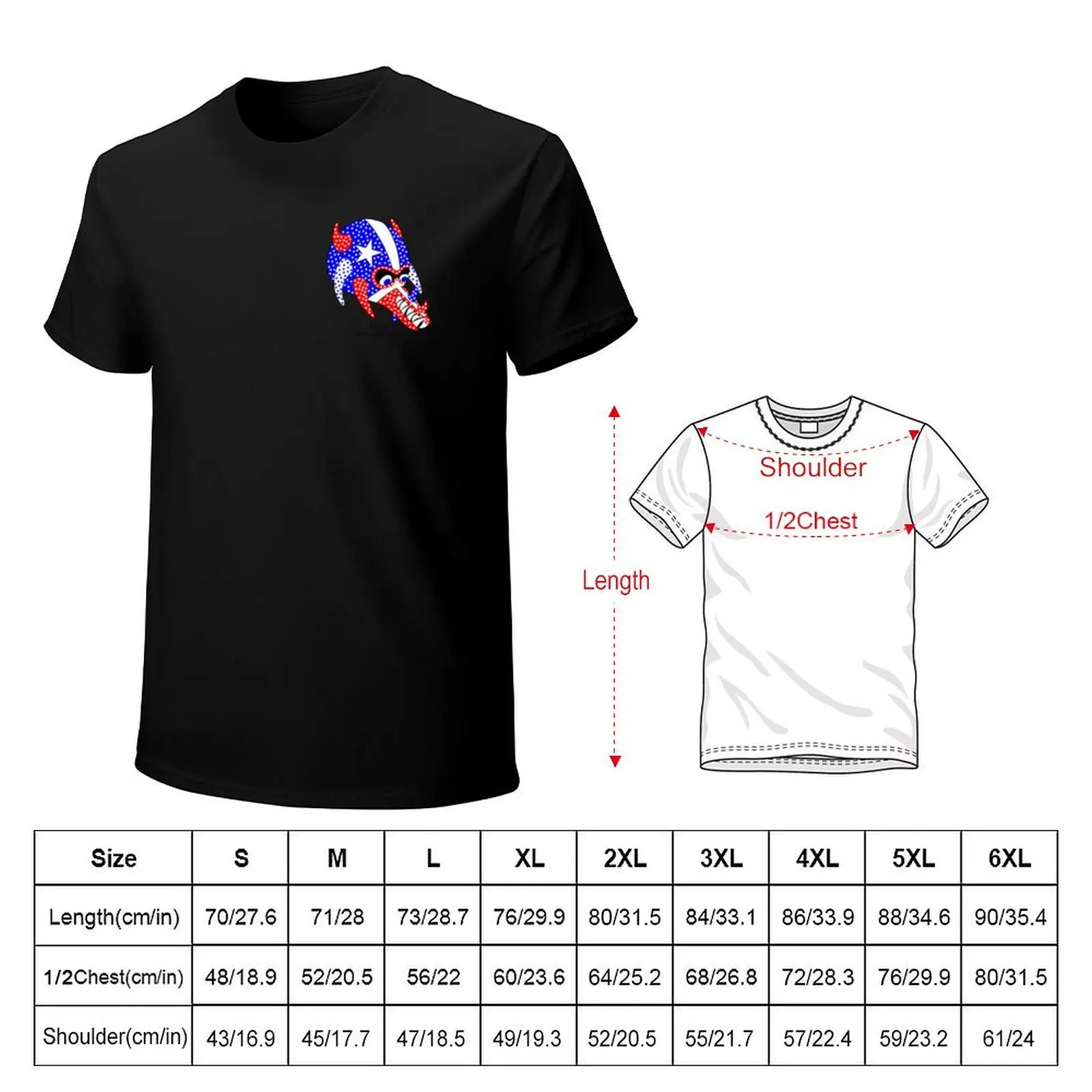 Lares Puerto Rico Vejigante Mask T-Shirt Casual Everyday Short Sleeve T-Shirt