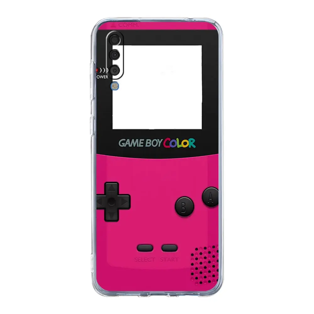 Capa de telefone para samsung galaxy a14 a50 a70 a30 a40 a20e a10s a20s a02s a04s a12 a22 a32 a34 a42 a52 5g a54 gameboy boy game cover