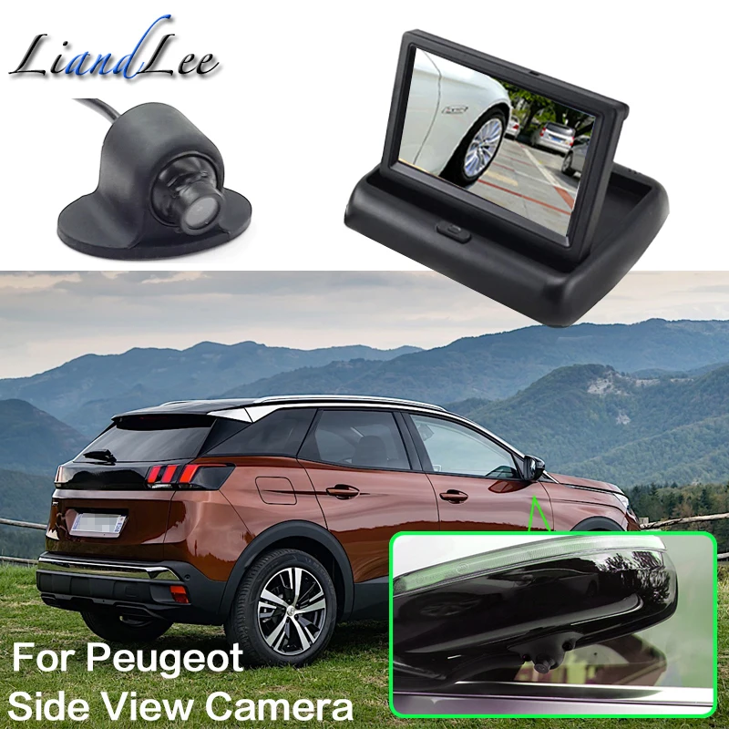 

For Peugeot 2008 3008 Parking Optima assist Camera Image Car Night Vision HD Front Side Rear View CAM Right Blind Spot Camera