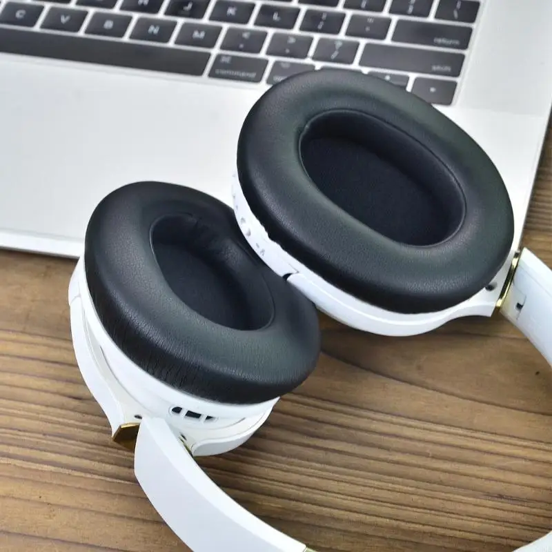 C9GE Headset Leather Ear Pads Noise Cancelling Ear Cushions for COWIN SE7/SE7 Headset Memory Sponge Earcups Earpads