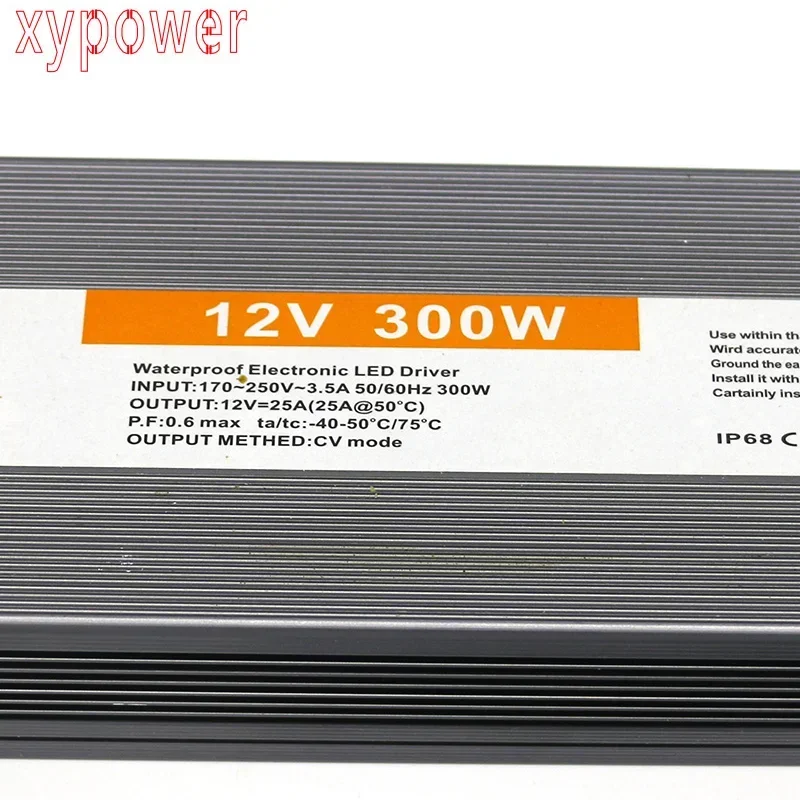 WS DC 12V 24V 36V 48V IP67 IP68 Switching Power Supply 20A 50W 60W 100W 150W 200W 250W Outdoor Waterproof AC 110V - 220V