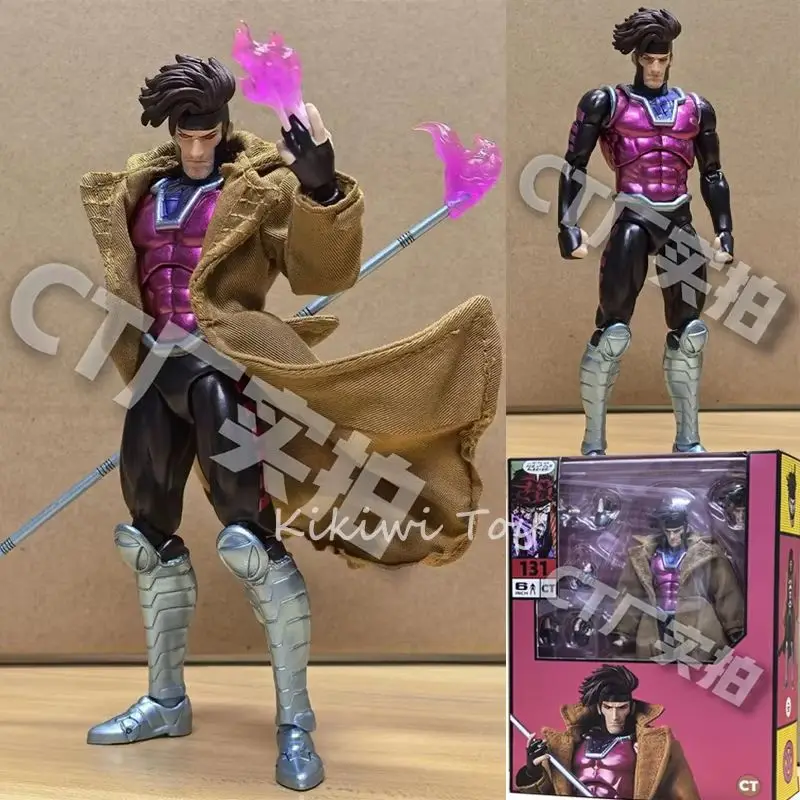 

New Hot Ct Toys 1/12 Gambit Anime Figure Mafex 131 SHF Comic Ver Gambit Action Figure Model Customized Collection Toy Gift