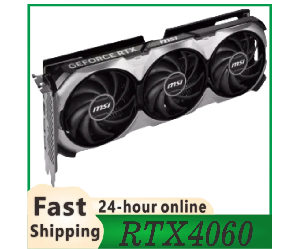 100% original MSI rtx4060 8G VENTUS 3X OC computer gaming graphics card brand new 4060 2X VENTUS rtx4060 16G 6G rtx4060 3X