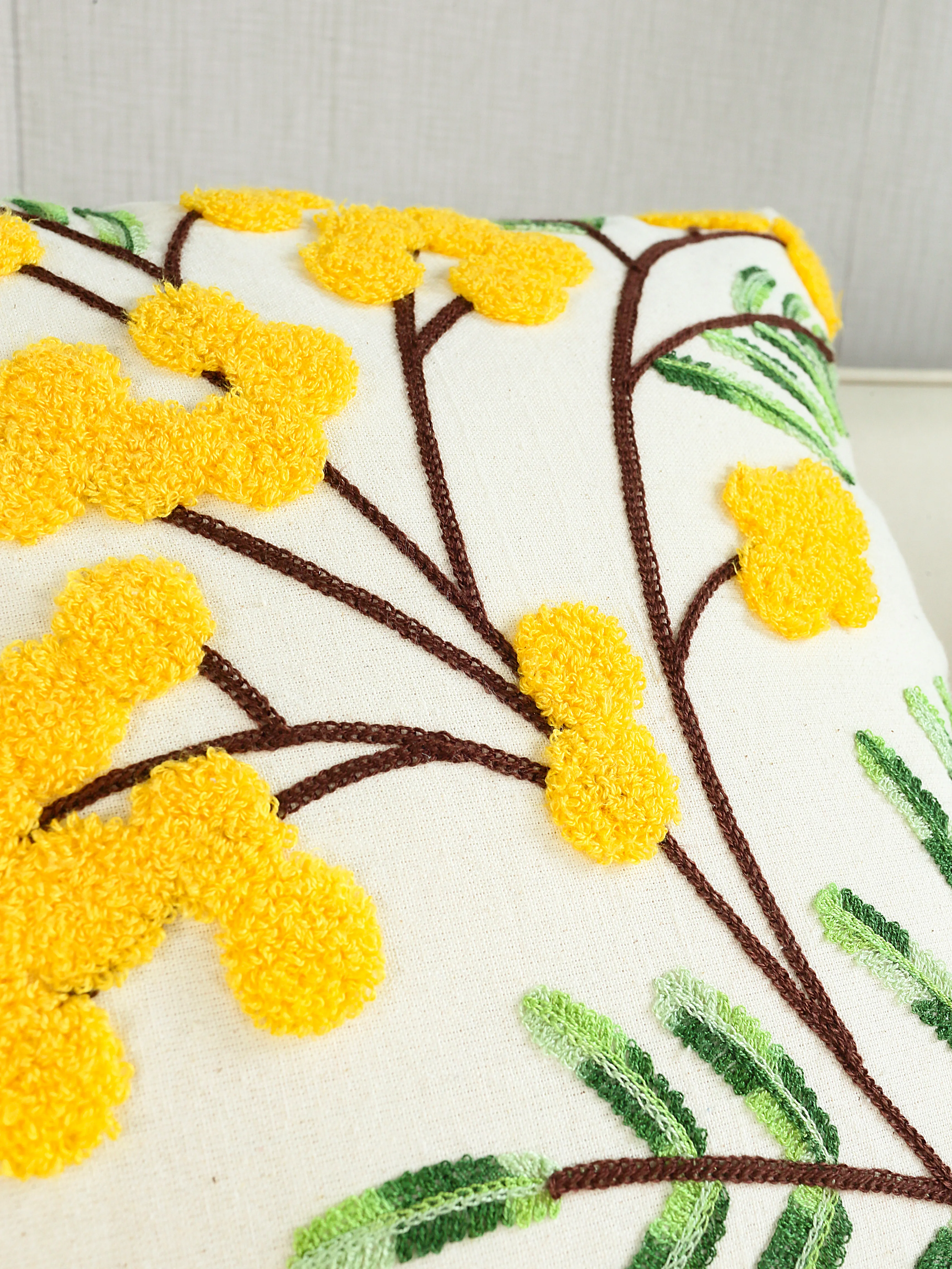 1pc, Flower Embroidery Pattern Throw Pillow Cover Pillowcase Cushion Cover for Home Bed Room Couch Sofa Decorations