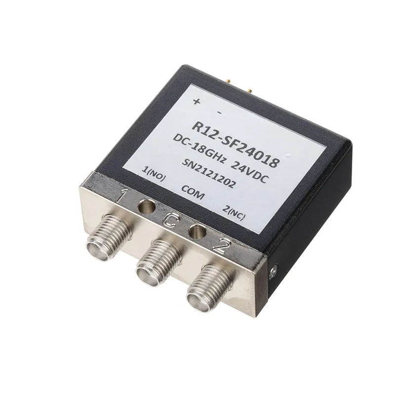 RF Coaxial Switch SMA SPDT 12V/24V Mechanical Relay Switch DC-18GHz for Electronic Components Market