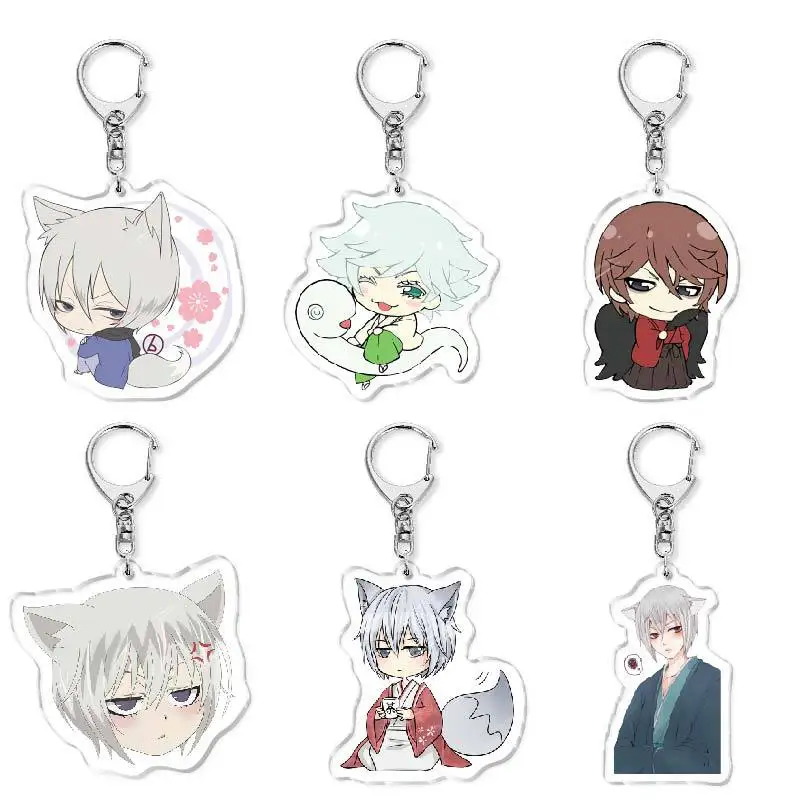 Anime Kamisama Love Acrylic Keychain Jewelry Animation Related Products Friends Gift Charms Cartoon Couple Icon Key Chain Bag