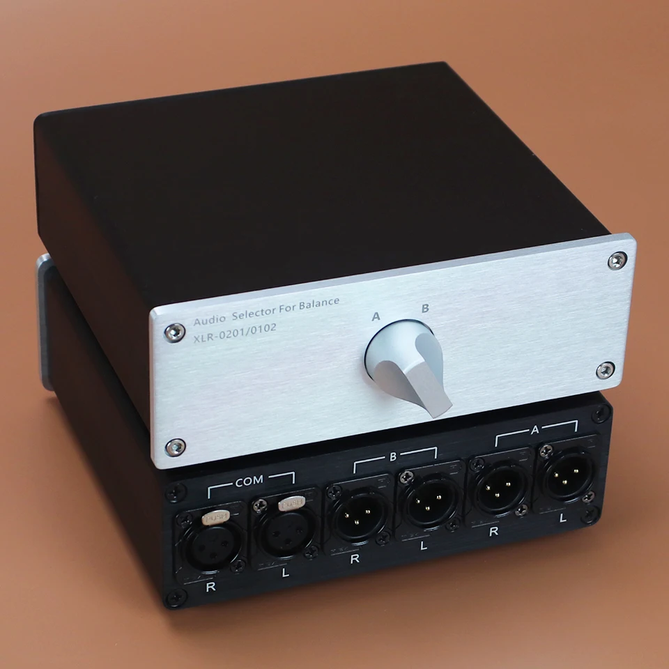 ERISU AUDIO HiFi-Audio-Umschalter Zwei kanal iger xlr-symmetrischer Audiosignal-Wahlschalter Leistungs verstärker Lautsprecher Hochwertiger Umschalter 4