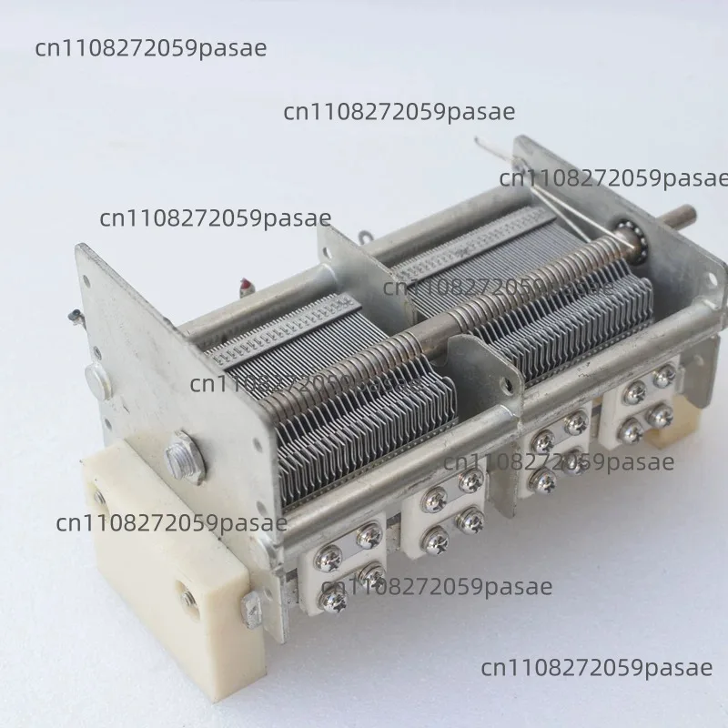 Dismantling High Q Value 2 * 28PF-1110PF With Reduction Gear Dual Variable Adjustable Capacitor DIY