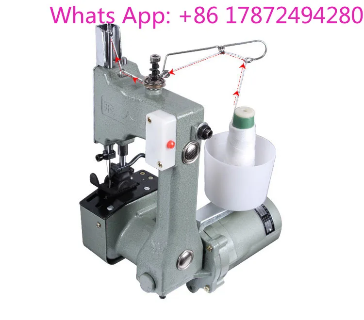 Woven Bag Sealing Sack Closer GK9-2 Portable Electric Sewing Machine 0728 220V 130W 12000RPM Portable Industrial