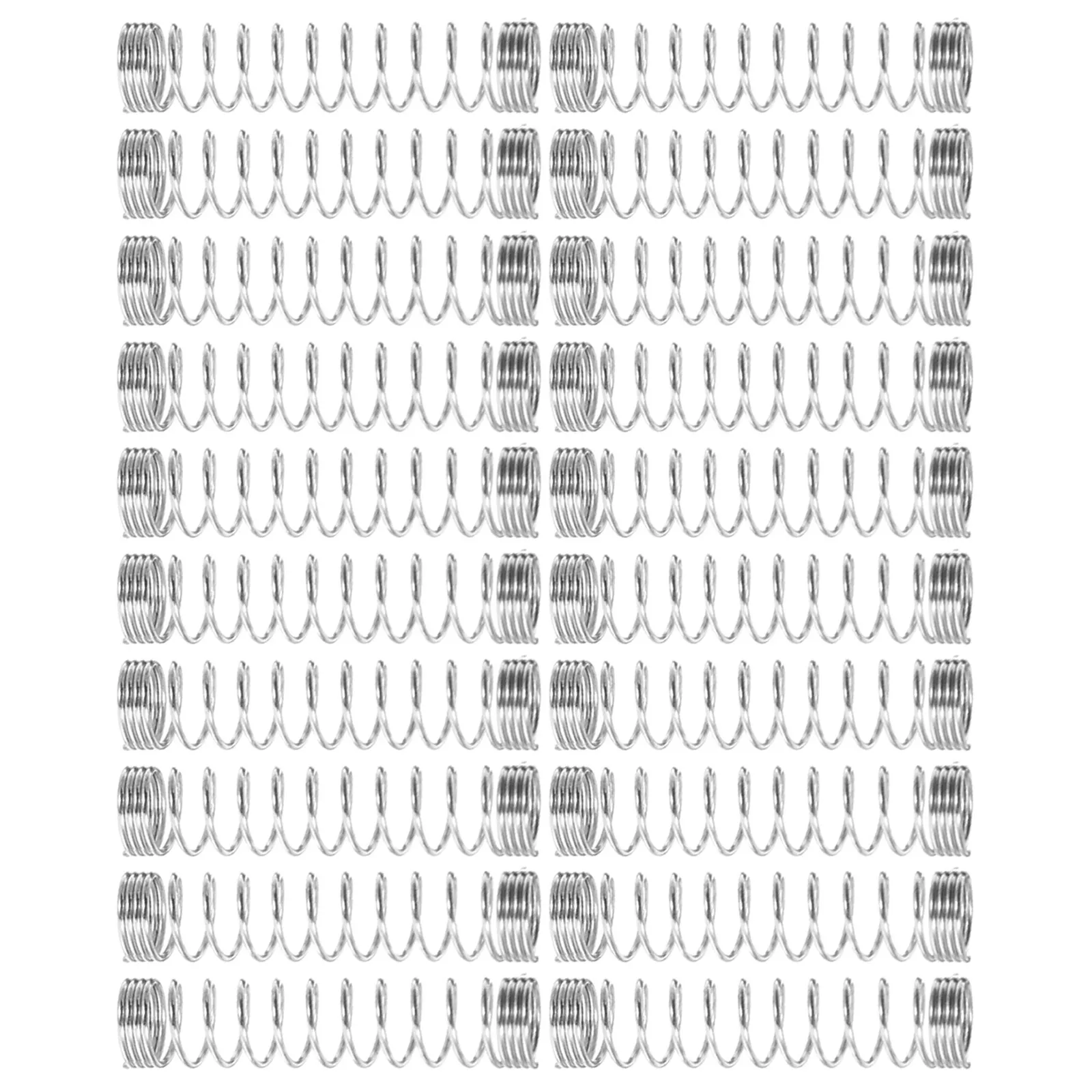 

20Pcs Stainless Steel Compression Springs Pen Core Replacement Ballpoint Press Type Gel Pen Refill Springs Stationery Supplies