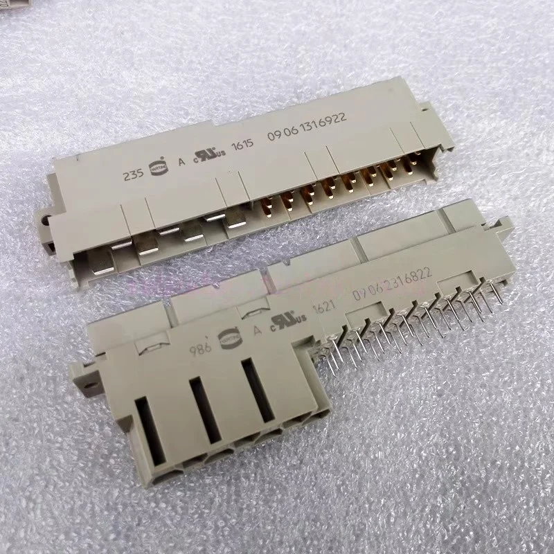 09062316822 09061316922 Harting Brand New Original Genuine Connector Din 41612 5.08 Pitch 24+7P 15A Female Male